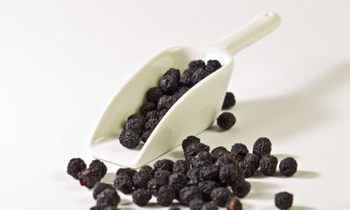 Getrocknete Aroniabeeren